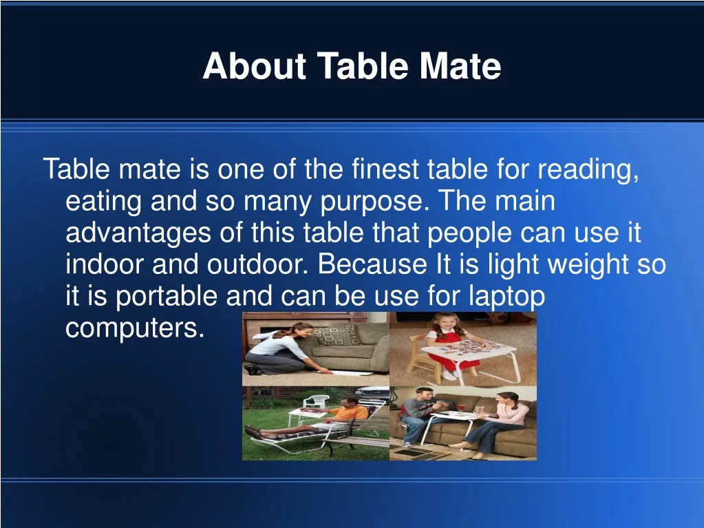 about table mate