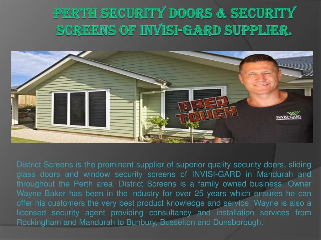 perth security doors security screens of invisi gard supplier