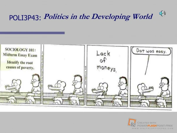 POLI3P43: Politics in the Developing World