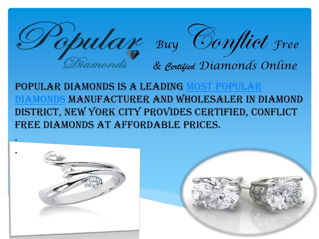 buy conflict free certified diamonds online