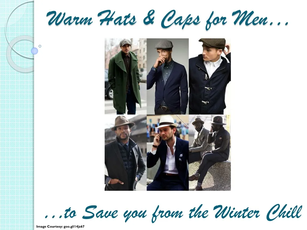 warm hats caps for men