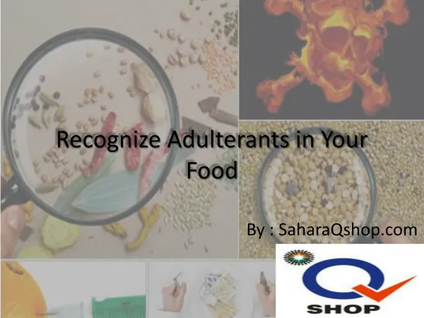 Adulterants in Daily Diet
