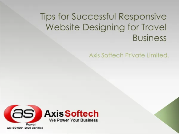 Tips for Successful Responsive Website Designing for Travel