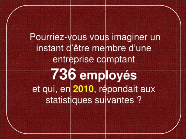 Entreprise surprenante