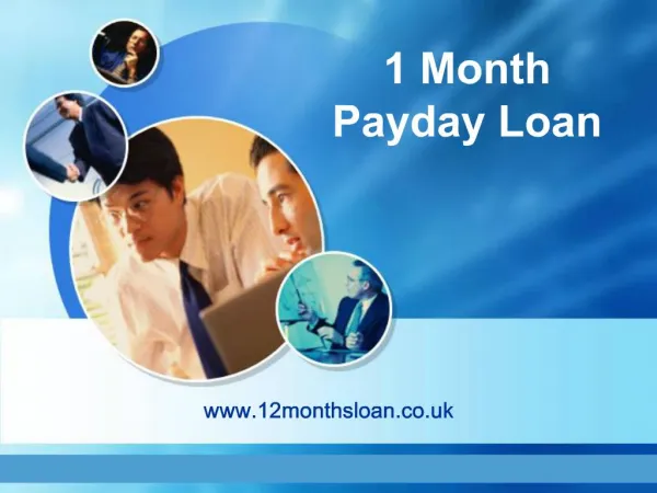 Get 1 Month Payday Loan for Holidays
