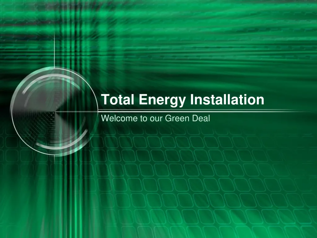 total energy installation