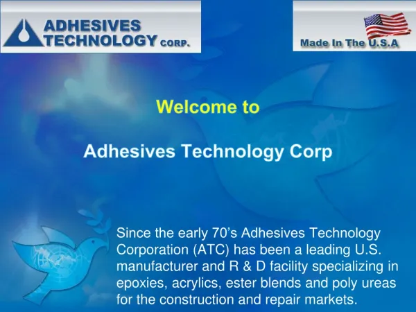 Adhesives Technology Corp