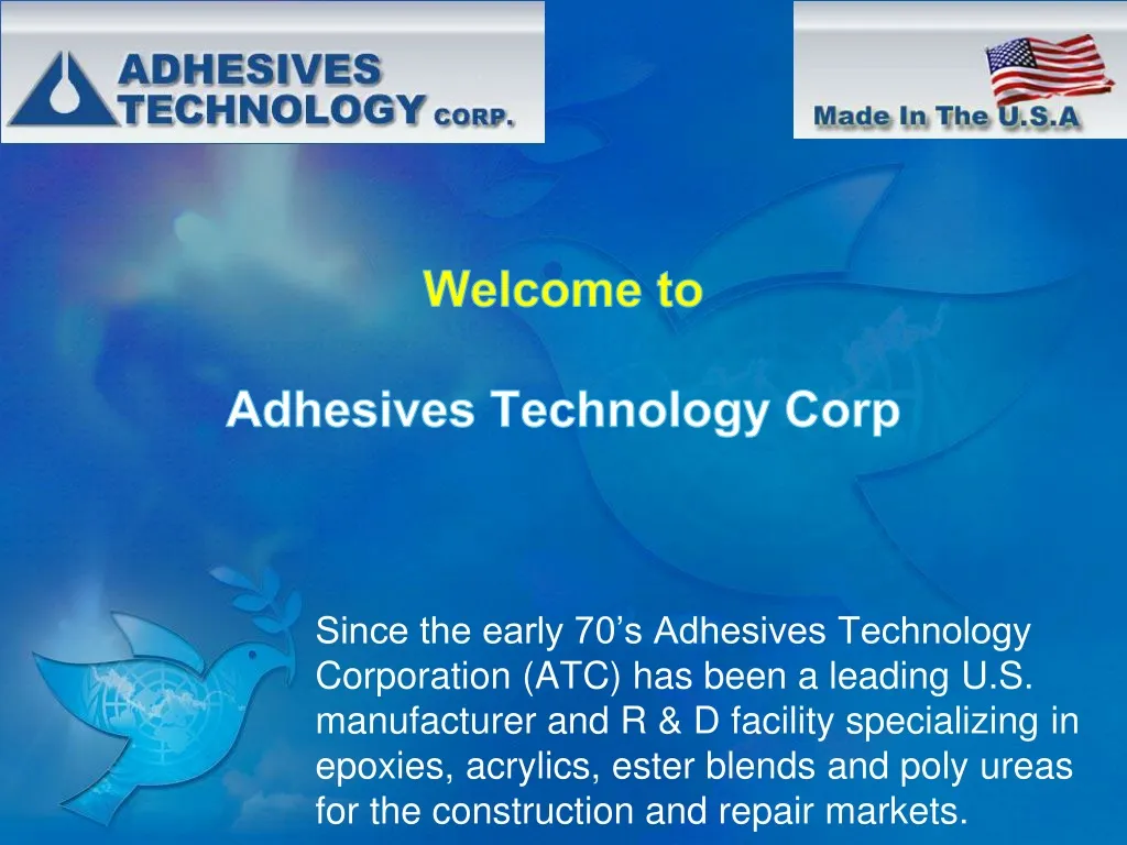 welcome to adhesives technology corp