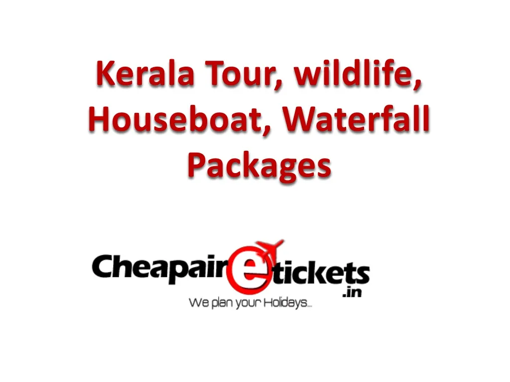 kerala tour wildlife houseboat waterfall packages