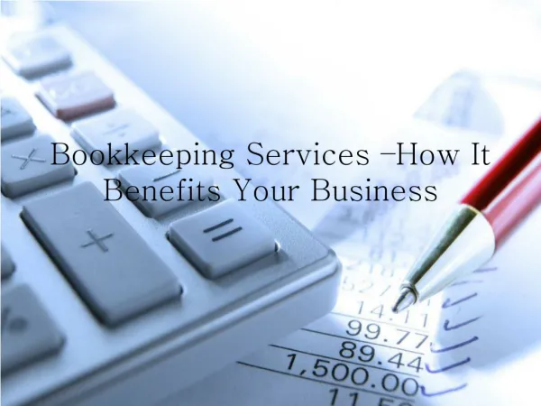 Reasons to Avail Professional Book Keeping Service