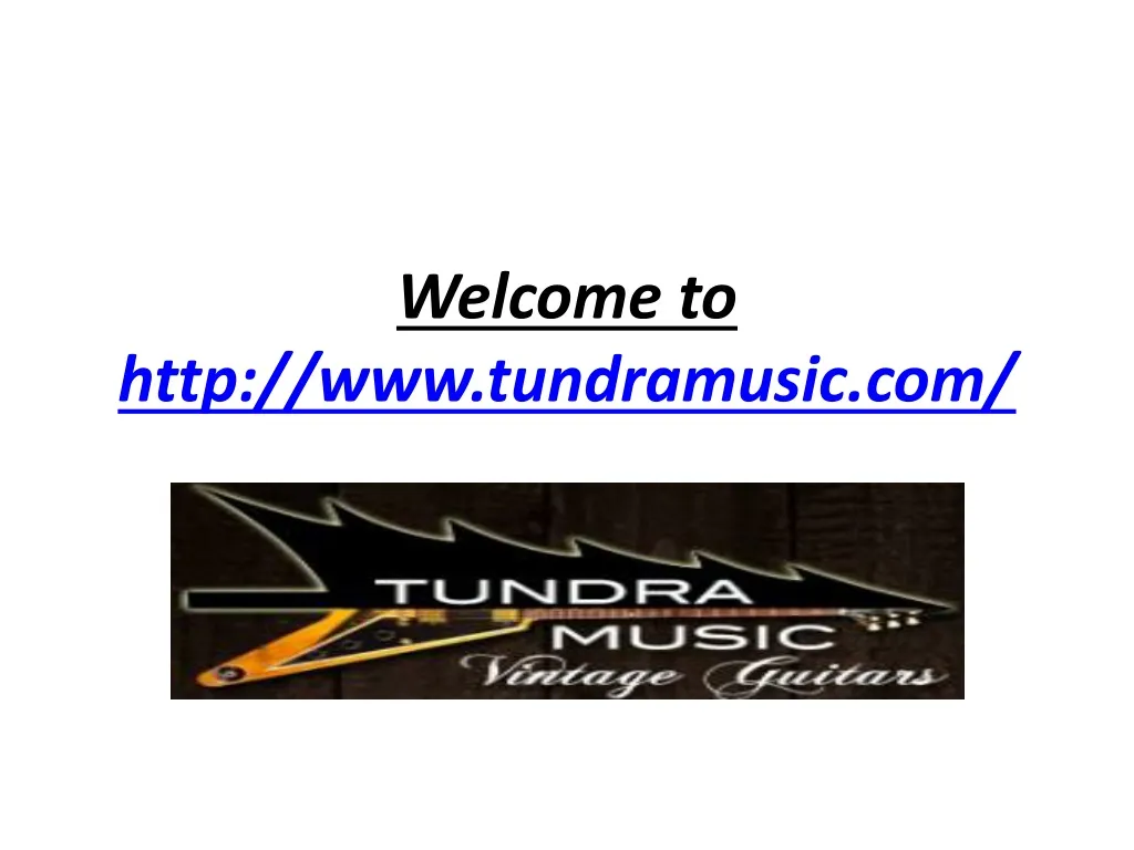 welcome to http www tundramusic com