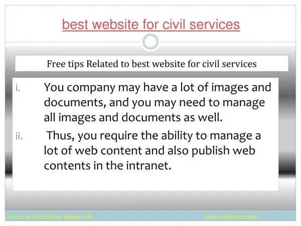 The best website for civil services is now available online.