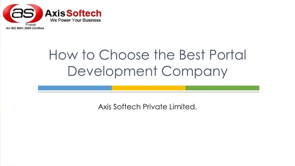 how to choose the best portal development company