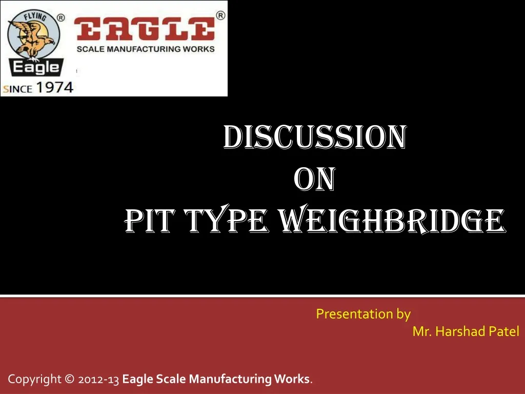 discussion on pit type weighbridge