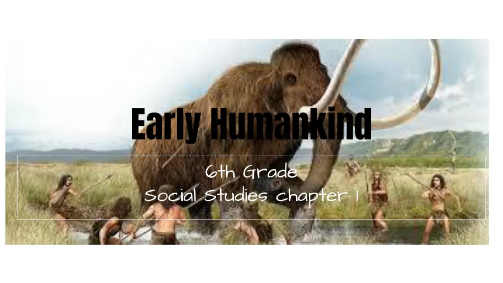 early humankind