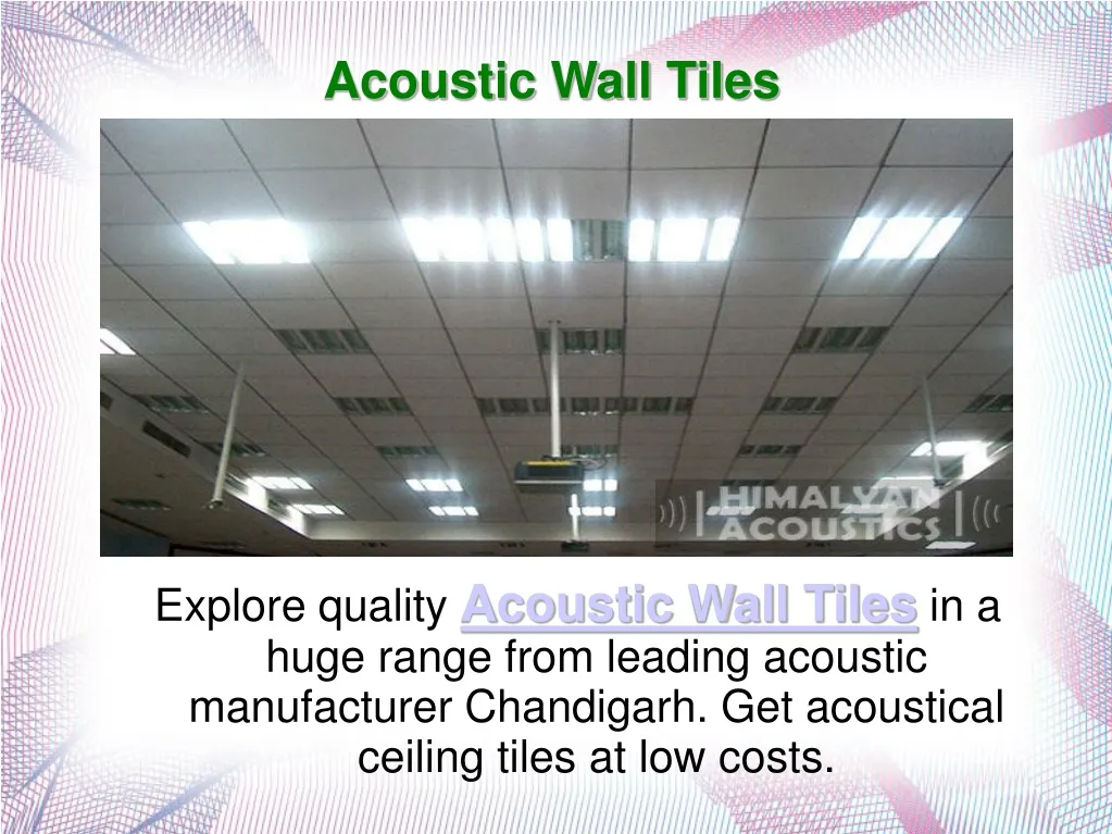 acoustic wall tiles