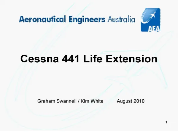 cessna 441 life extension