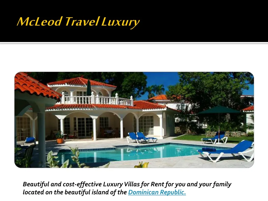mcleod travel luxury