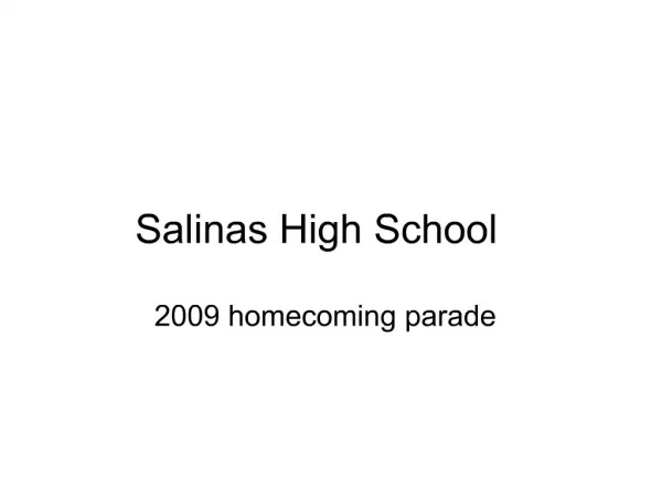 Salinas High School