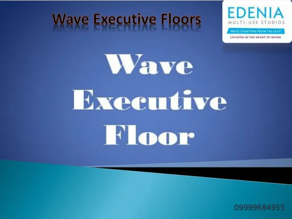 WAVE EXECUTIVE FLOORS,Wave Executive Floors Wave City NH-24