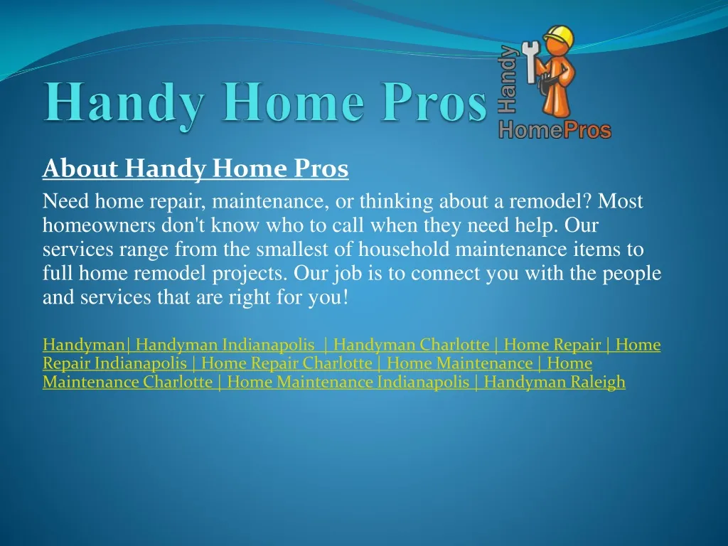 handy home pros