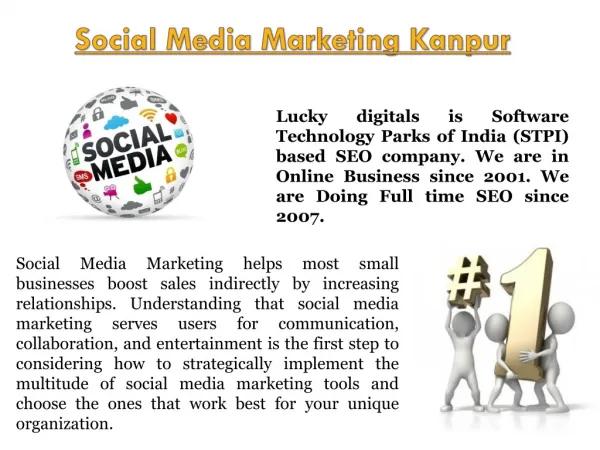 Social Media Marketing Kanpur - Lucky Digitals