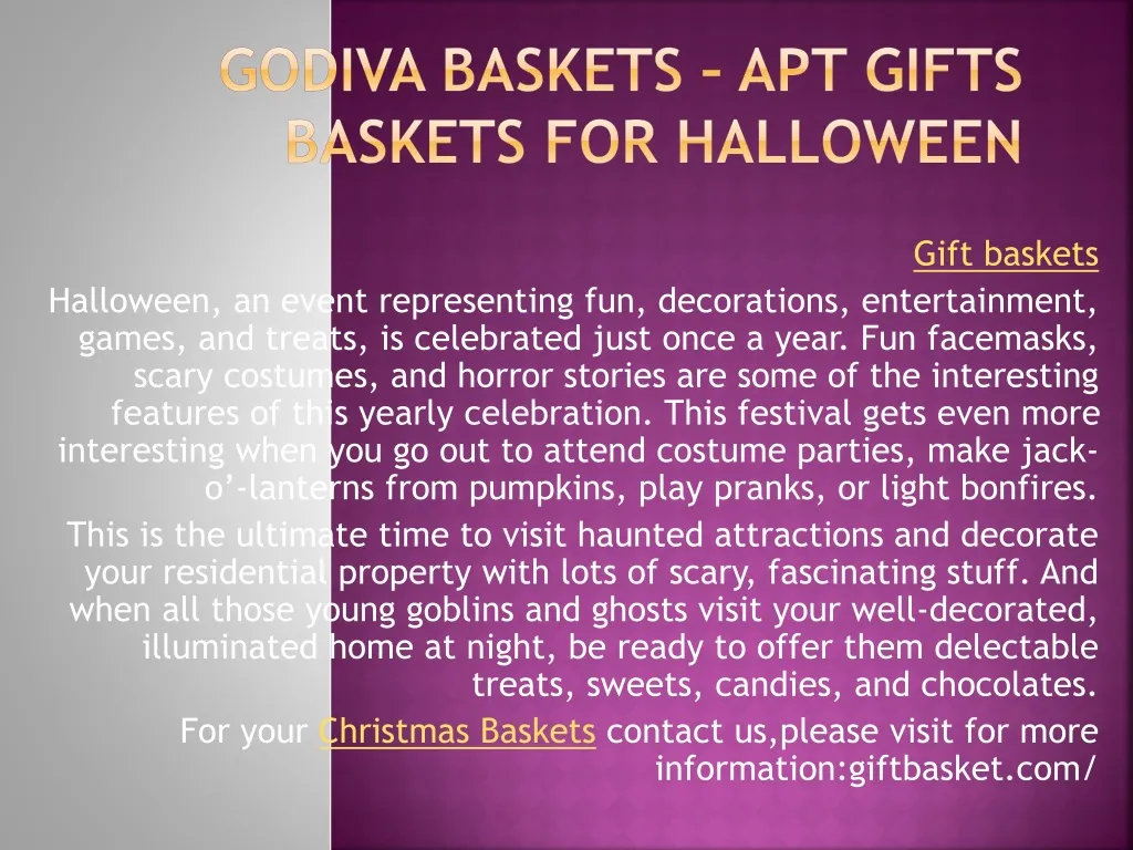 godiva baskets apt gifts baskets for halloween
