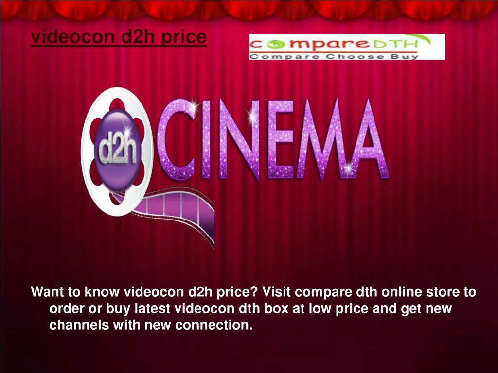 videocon d2h price