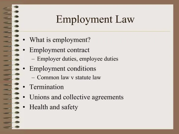 Employment Law