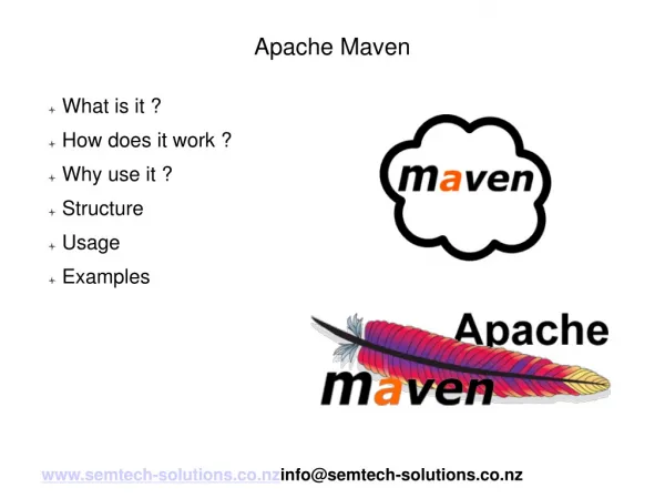 An introduction to Apache Maven