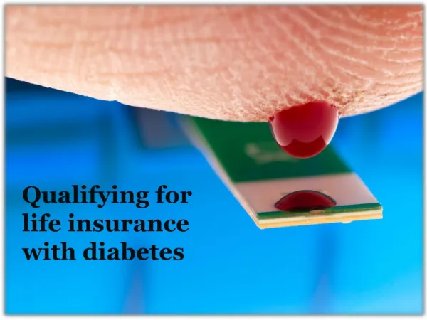 Qualifying for Health Insurane With Diabetes