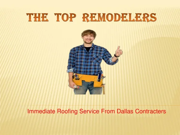 Instant Roofing Service By Dallas Roofers