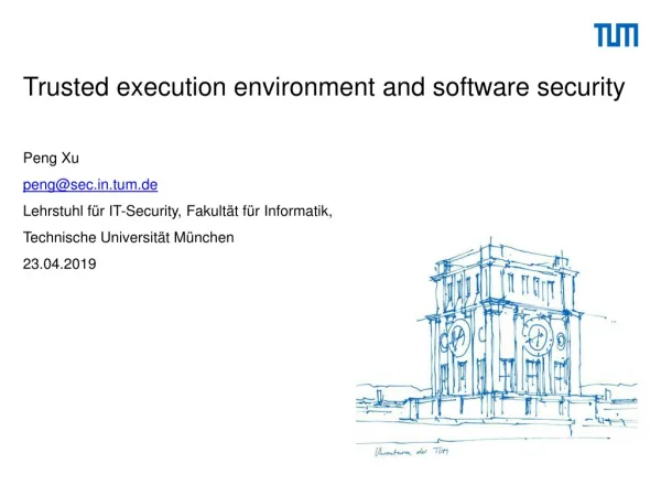 Trusted execution environment and software security