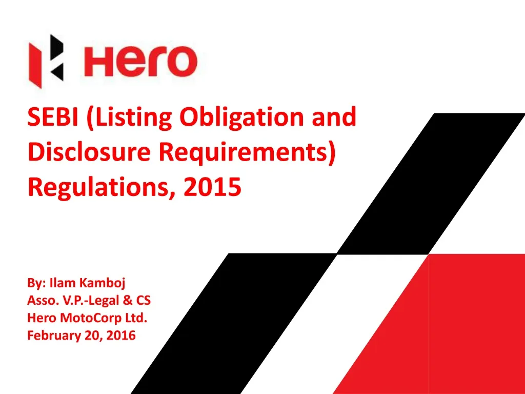sebi listing obligation and disclosure