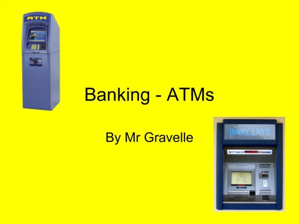 Banking - ATMs