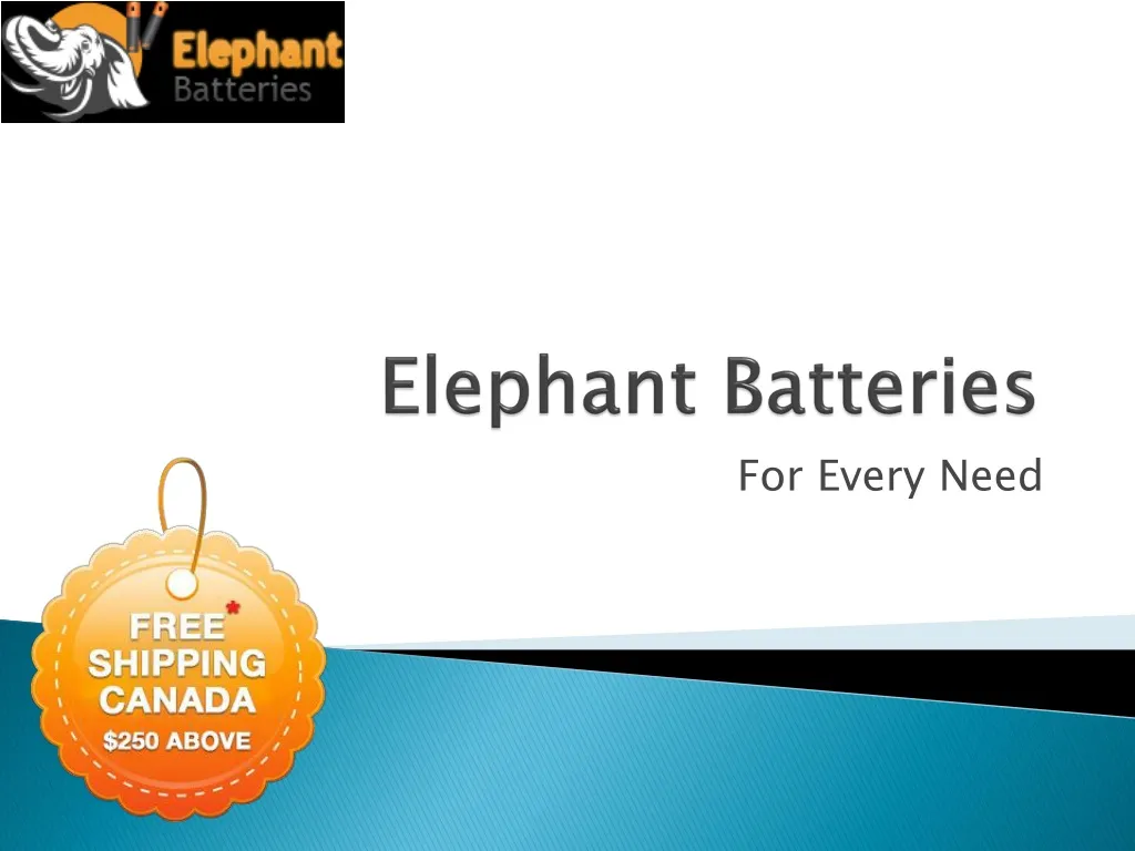 elephant batteries