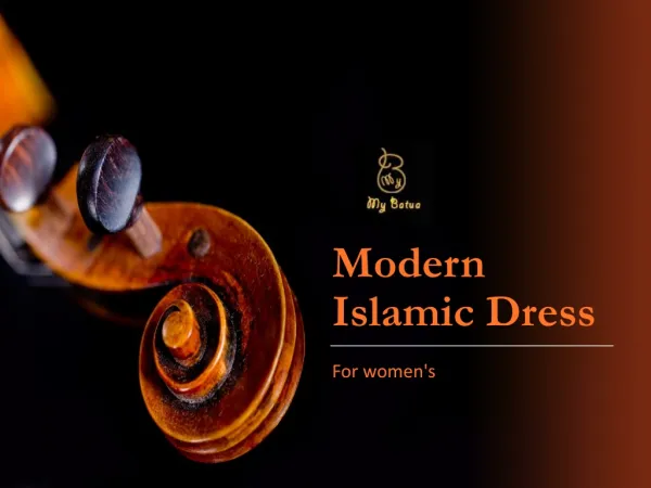 Modern Islamic Dress for Womens