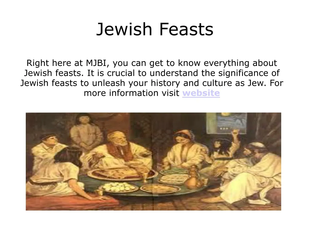 jewish feasts