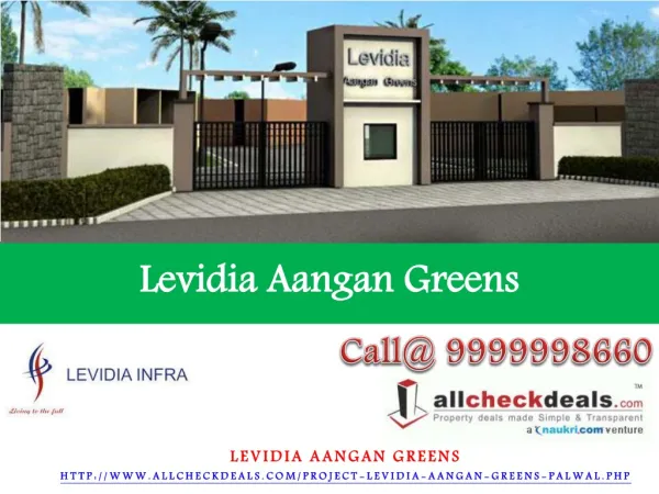 Levidia Aangan Greens – Luxurious Lifestyle At Palwal