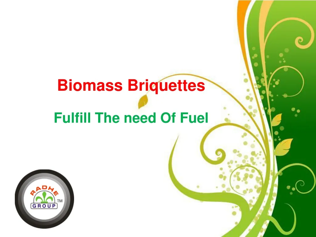 biomass briquettes fulfill the need of fuel