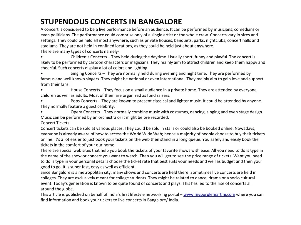 stupendous concerts in bangalore a concert