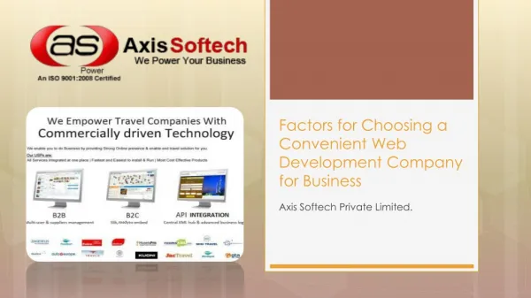 Factors for Choosing a Convenient Web Development Company fo