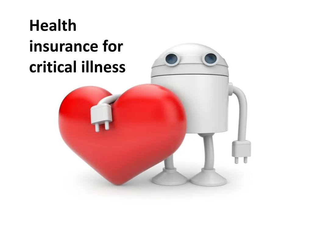 health insurance for critical illness