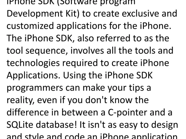 iphone application programming