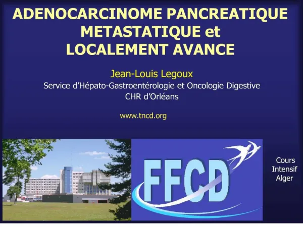 adenocarcinome pancreatique metastatique et localement avance