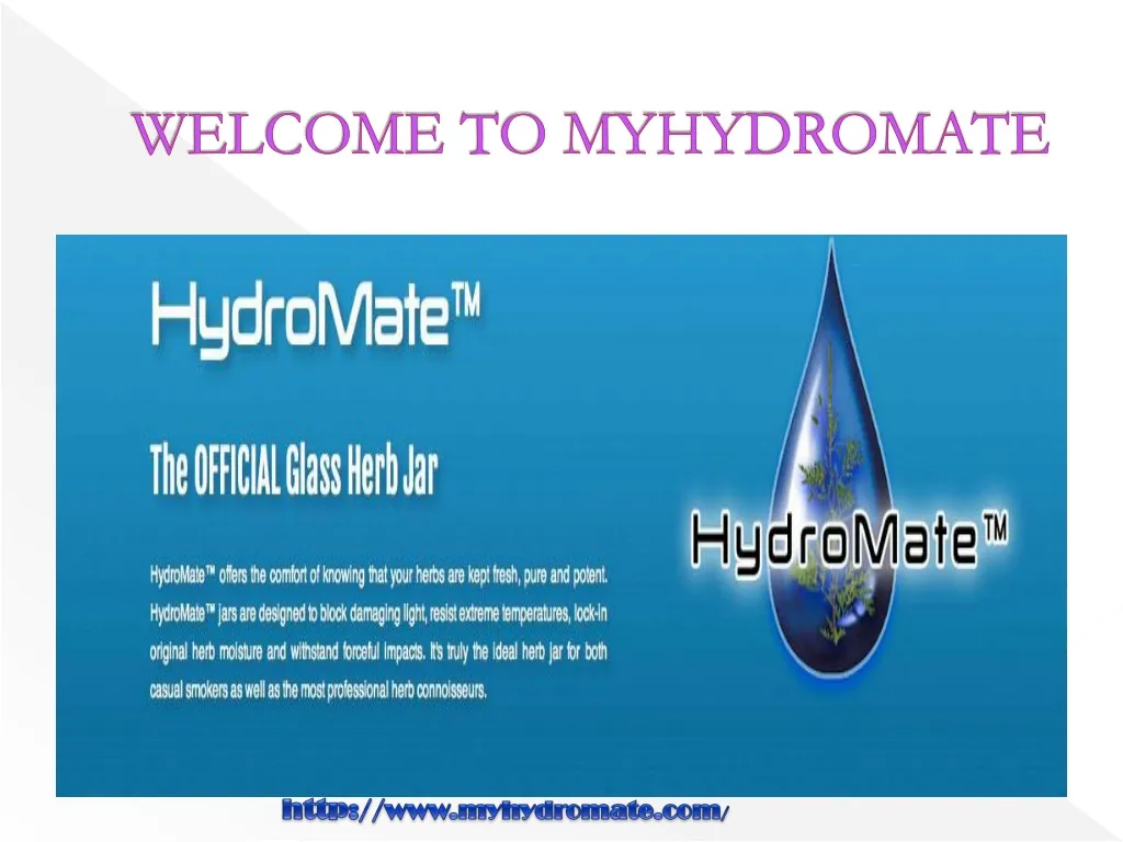 welcome to myhydromate