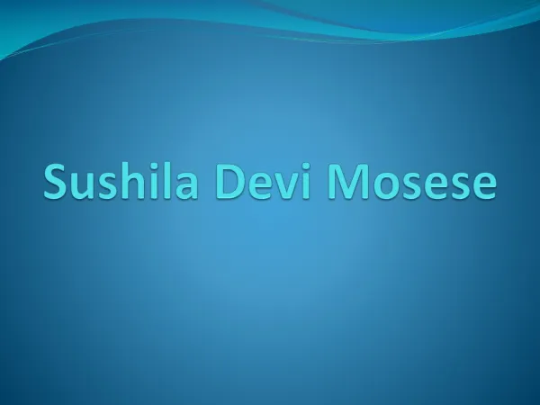 Sushila Devi Mosese