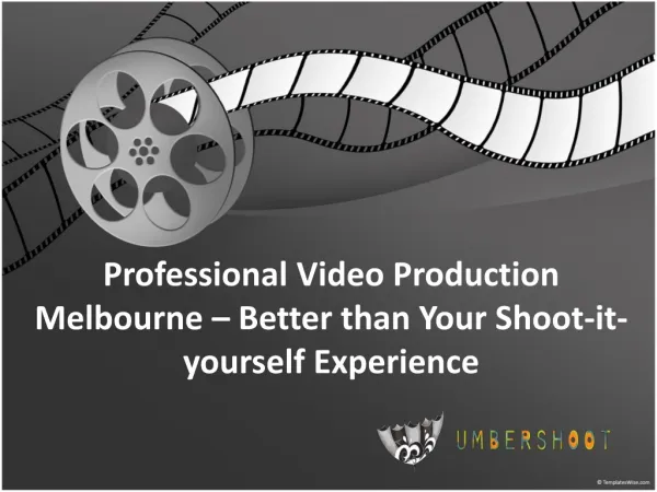 Professional Video Production Melbourne