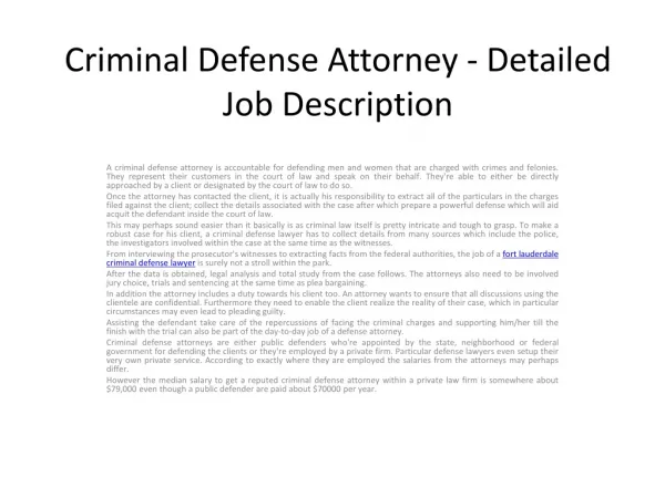 Hiring a Criminal Defense Lawyer Will help You