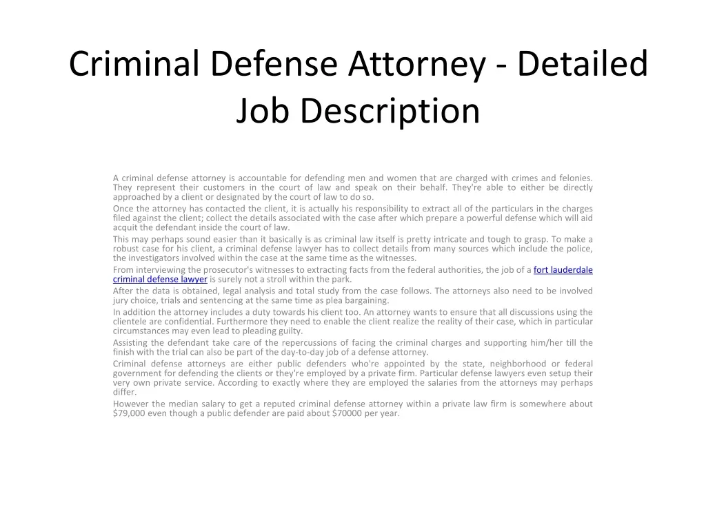 criminal defense attorney detailed job description